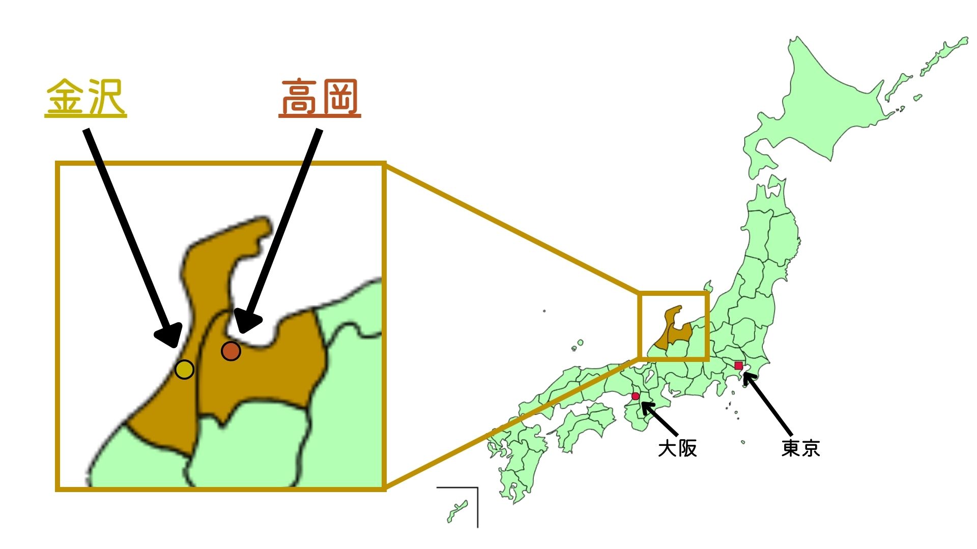北陸地図