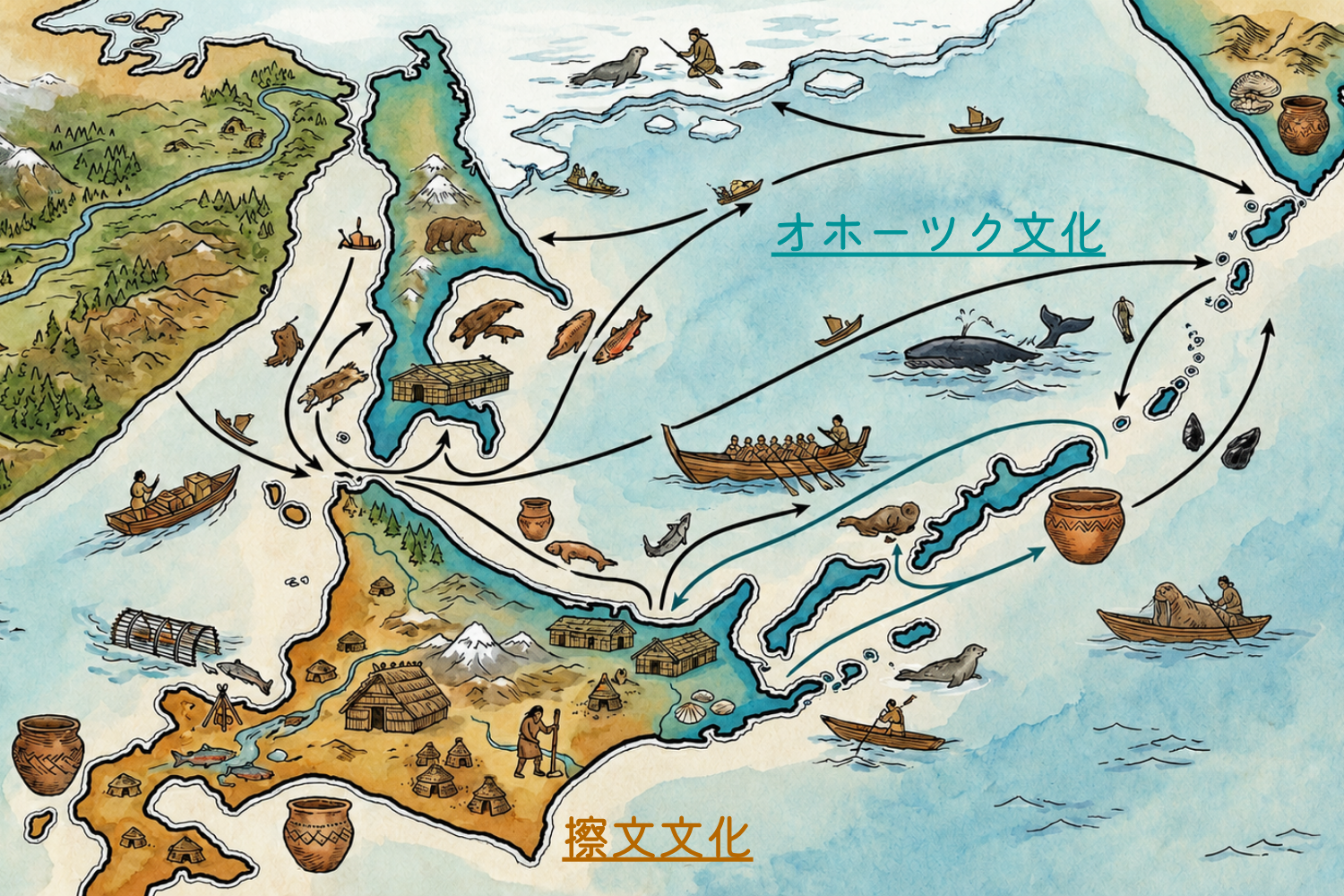 北方文化の交流