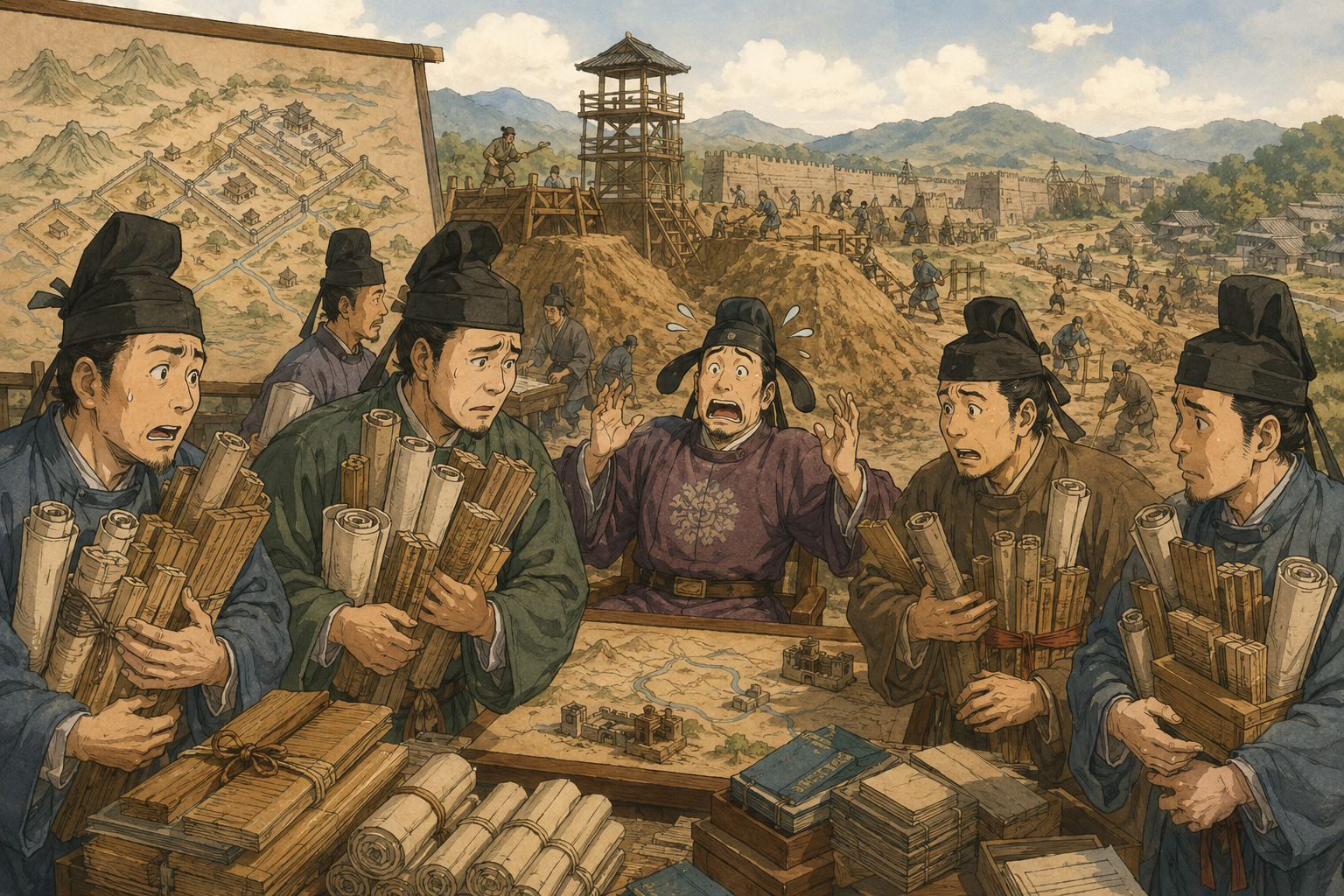 古代城柵のイメージ
