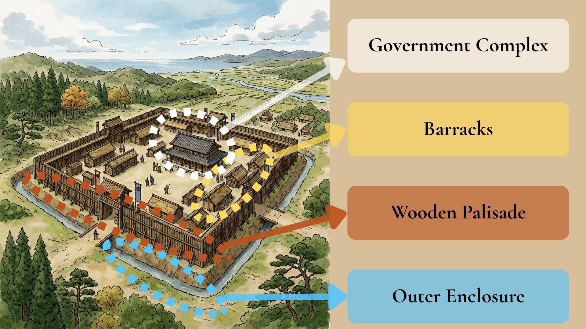 Fortified administrative site