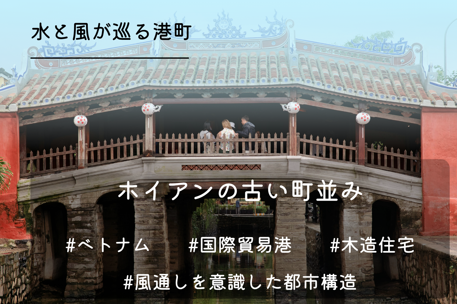 ホイアンの古い町並み