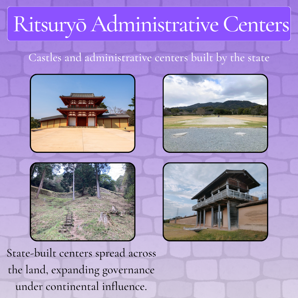Ritsuryō Administrative Centers - Castles and administrative centers built by the state